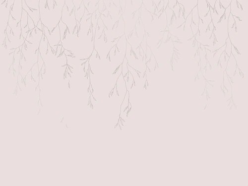 графика, розовая, светлая, с серебром, обои светлые с серебром, обои с серебром, ветки, листья