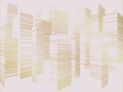 графика, светлая, белая, розовая, город, улица, дома