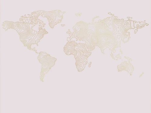 графика, светлая, белая, розовая, карта мира, карта