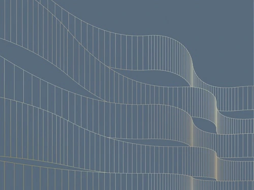 графика, золотые линии, с золотом, ленты, синяя, темная