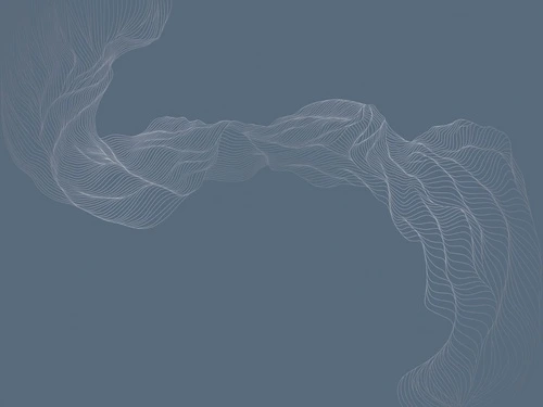 графика, с серебром, вуаль, синяя, темная, темно-синяя