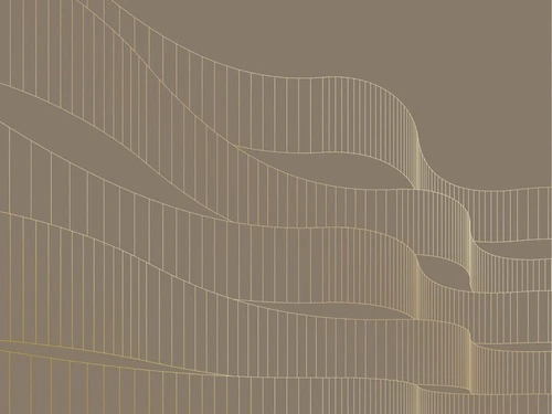 графика, золотые линии, ленты, темно коричневая, темная