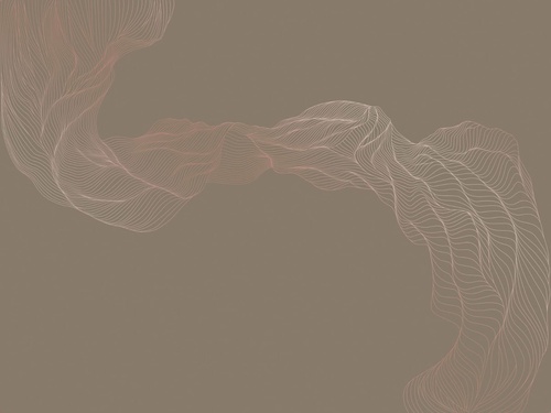 графика, медные, линии, вуаль, темно коричневая, темная, в гостиницу, в гостиную