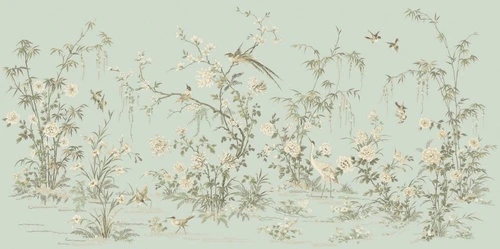 шинуазри, сад, сады, бамбук, зеленые, салатовые