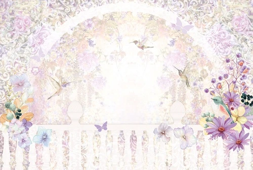 цветы, светлые, пастельные цвета