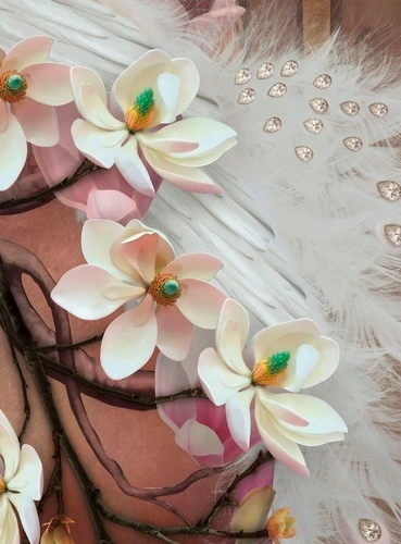 цветы, белые магнолии