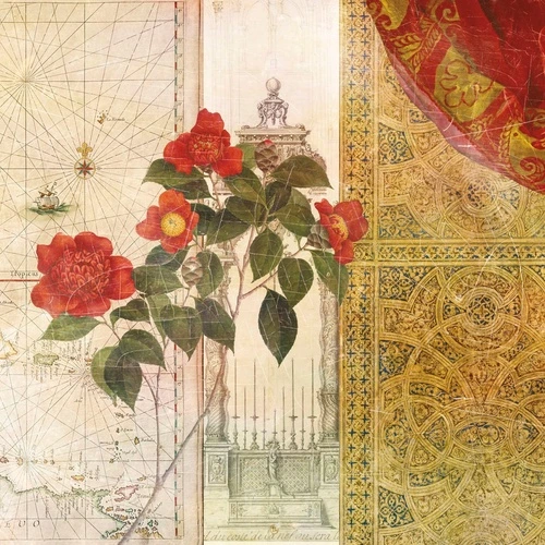 цветы, пионы, красные, ветка пионов