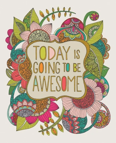 цветы, графичные, текст, разноцветные, позитивные