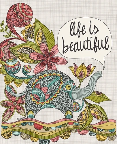 цветы, графические, текст, яркие, позитивные, позитивные слова