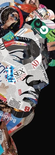 графика, абстракция, аполлон, текст, серая, черные, коллаж