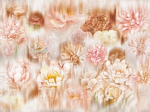 цветы, пионы, бежевые, лофт, в стиле прованс, персиковая