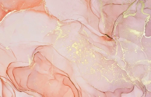 флюиды, персиковая, с золотом, рыжая