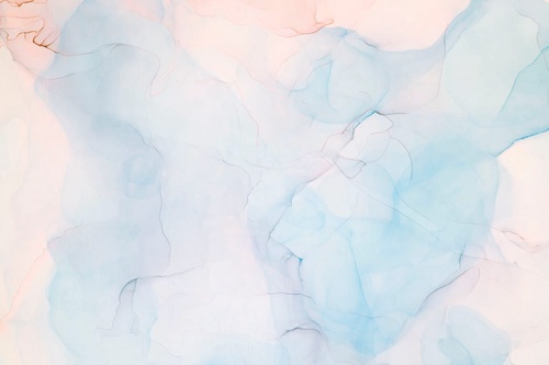 флюиды, желто-голубая, светлые, нежные, голубая