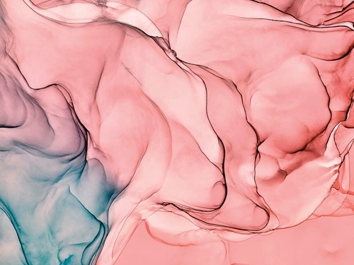 флюиды, розовая, яркая, с голубым