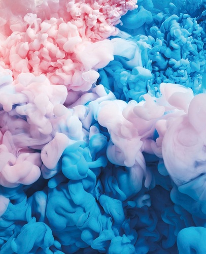 флюиды, розово-голубая