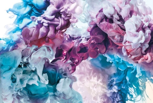 флюиды, яркие, вишнево-синяя, сине-вишневая