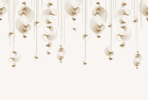 графика, бежевые, линии, узор, на белом фоне