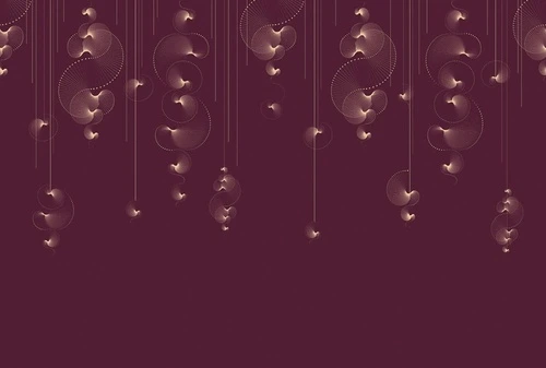 графика, вишневая, узор, темные