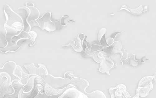 графика, серая, вуаль, воздушные