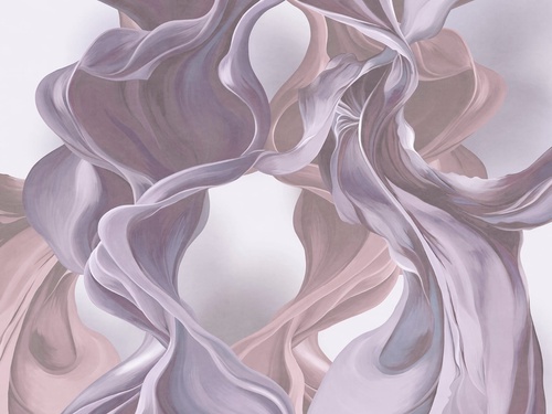 графика, вуаль, сиреневая