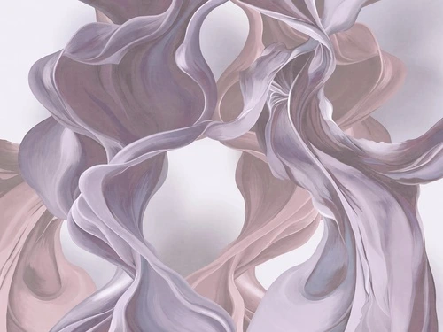 графика, вуаль, сиреневая