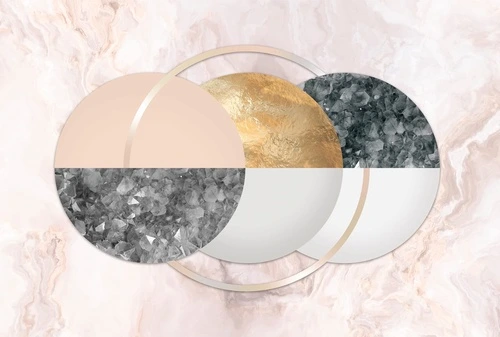 геометрия, бежево-серая, розово-серая