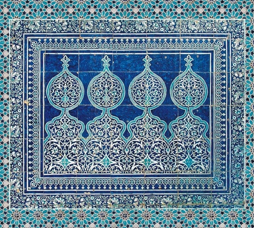 в гостиницу, восточные, синий, серый