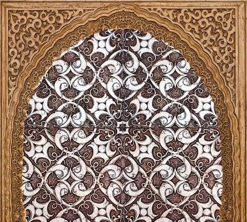 в гостиницу, восточные, коричневая