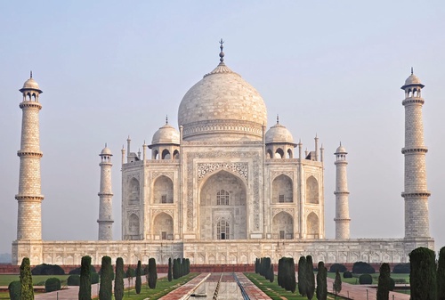 пейзаж, восточные, белые