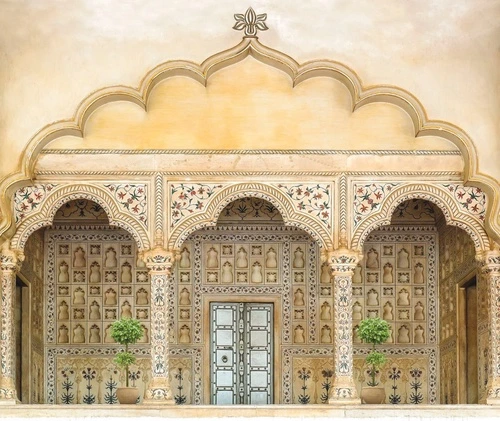 пейзаж, восточные, портал