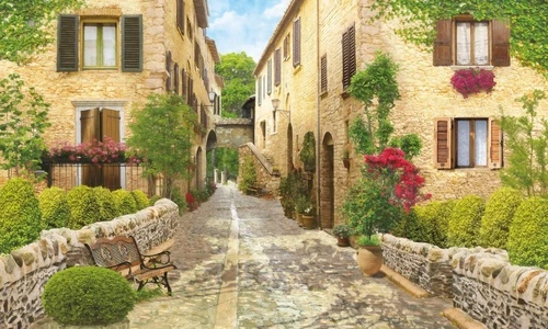 улочки, европкйские, узкие, мостовая