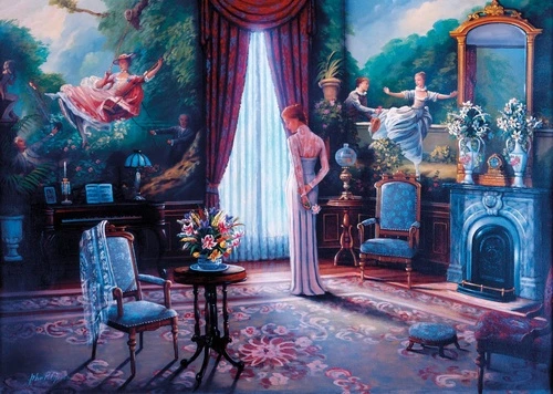 улочки, европейские, интерьер