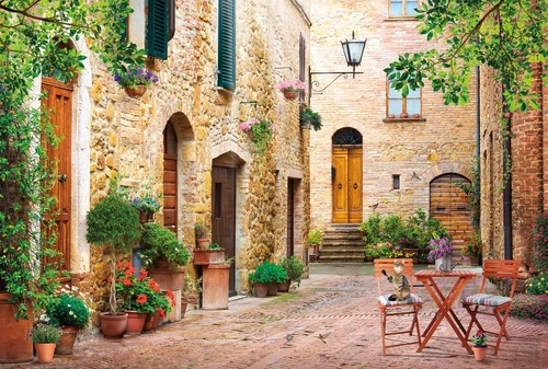 улочки, европейские, столик