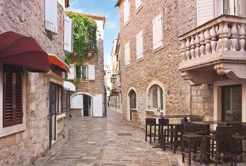 улочки, европейские, бежевые