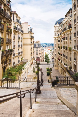 улочки, города, спуск, светлые