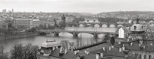 улочки, города, черно-белые, горизонтальные, панорамные