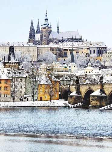 улочки, города, европейские, зимние