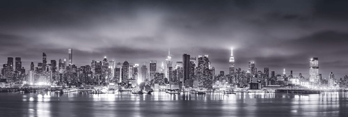 улочки, города, черно-белые, мегаполис, сити, панорама