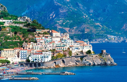 улочки, города, море и горы, средиземноморские, синий, море