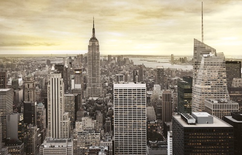 в офис, мегаполис, город, бежевые, небоскребы