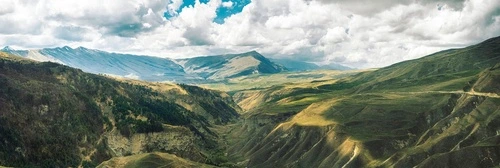 пейзаж, горы, болотные