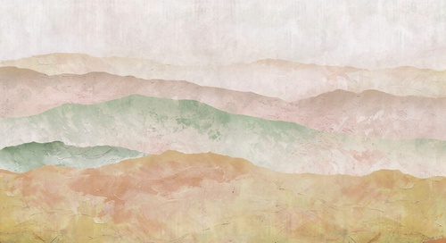 пейзаж, горы, желто-зеленые