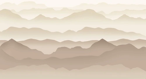 пейзаж, горы, бежевые, молодежные, графика