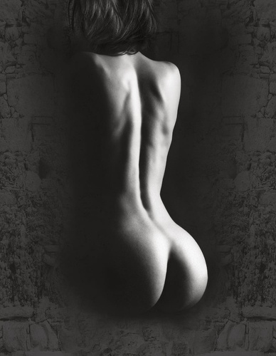 молодежные, девушка, обнаженная, черно-белые, фото