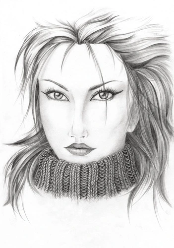 молодежные, девушка, рисунок