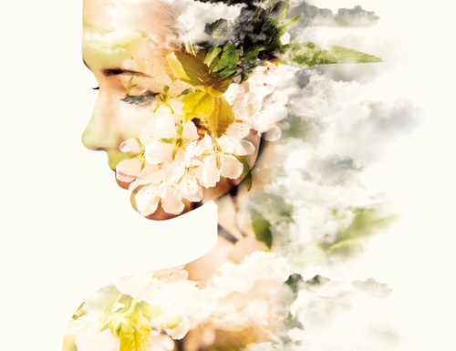 молодежные, девушка, с цветами