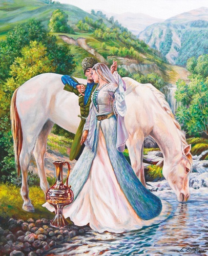 молодежные, девушка, лошадь, белая