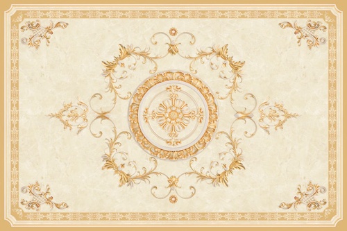 потолок, с узором, бежевые, прямоугольные