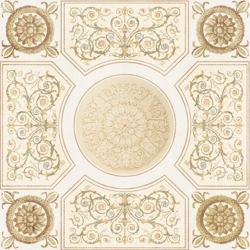 потолок, квадратный, с узорами