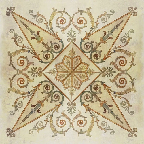 потолок, бежевые, квадратные, с узором